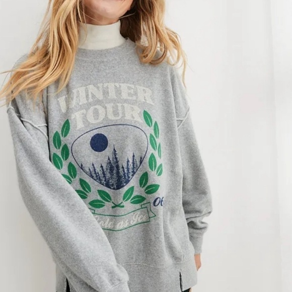 aerie Tops - Aerie The Chill Cozy Crew Sweatshirt Large  NEW!